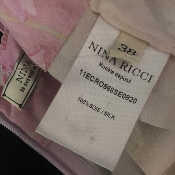 🔥STEAL🔥Nina Ricci Silk Halter Bubble Hem Dress - Picture 7 of 7